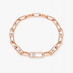 Messika - Move Link Diamond Bracelet Rose Gold